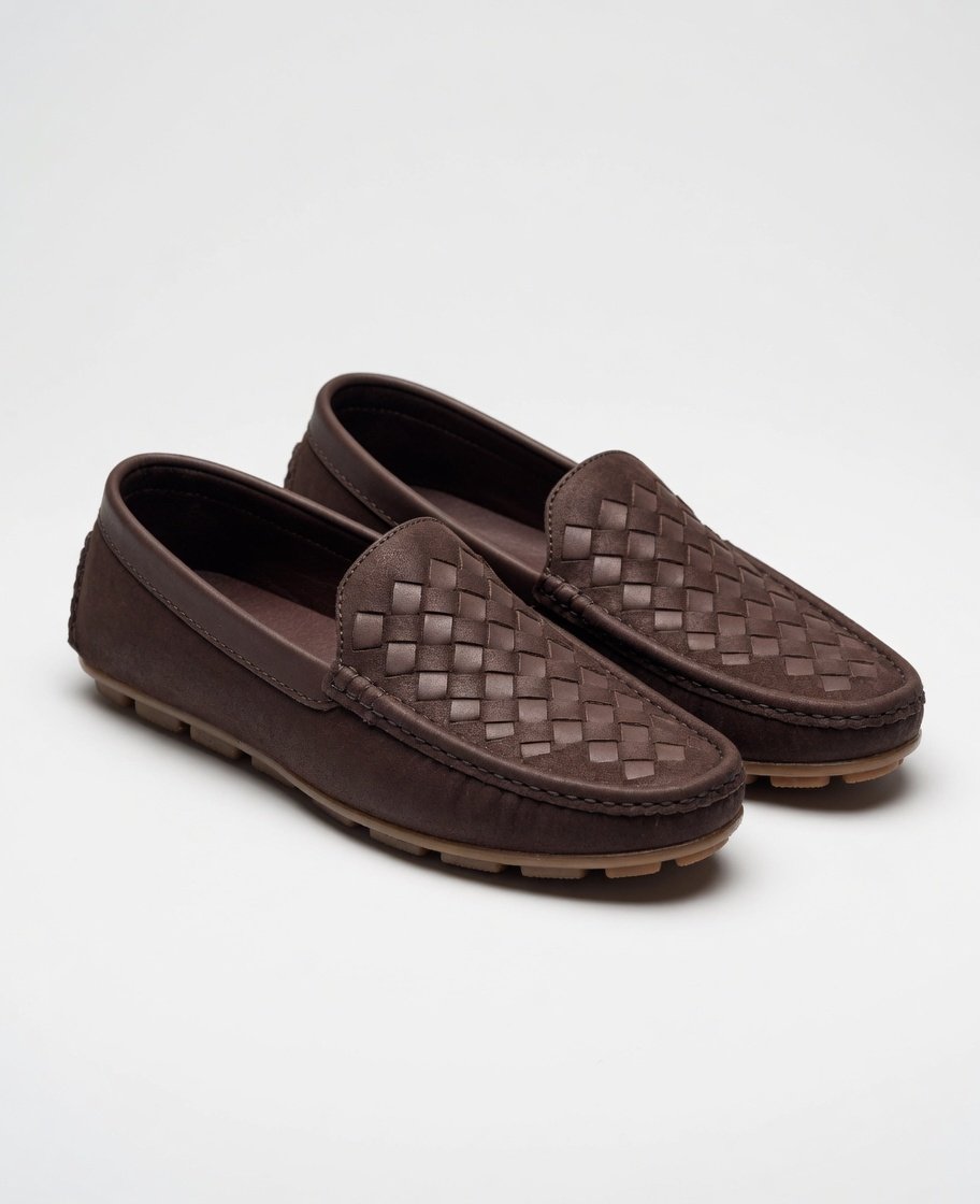 brown লোফার জুতা